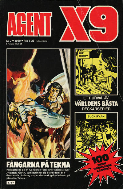 Cover for Agent X9 (Semic, 1971 series) #7/1980