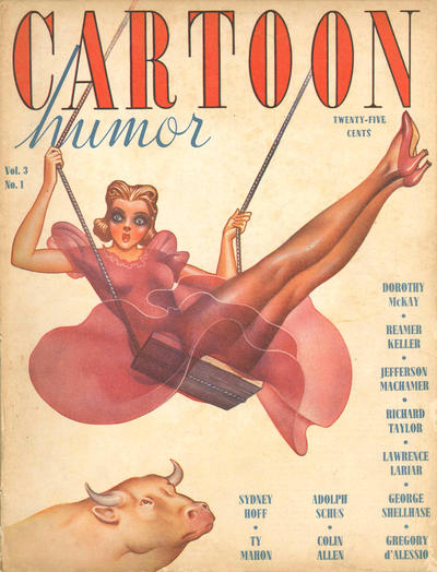 Cover for Cartoon Humor (Pines, 1939 series) #v3#1 [3]
