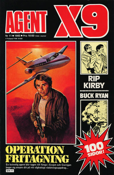 Cover for Agent X9 (Semic, 1971 series) #11/1985