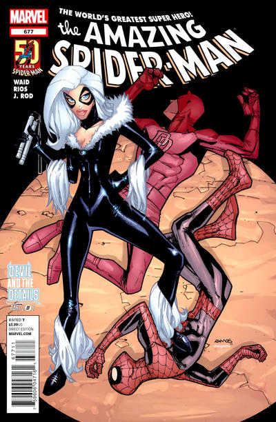 Cover for The Amazing Spider-Man (Marvel, 1999 series) #677 [Direct Edition]