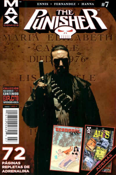 Cover for Marvel Max: The Punisher (Editorial Televisa, 2011 series) #7