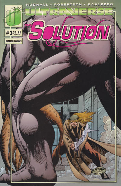 Cover for The Solution (Malibu, 1993 series) #3 [Newsstand]