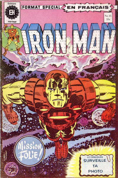 Cover for L'Invincible Iron Man (Editions Héritage, 1972 series) #35