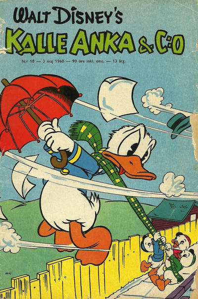 Cover for Kalle Anka & C:o (Hemmets Journal, 1957 series) #18/1960