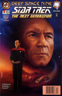 Cover Thumbnail for Star Trek: The Next Generation / Star Trek: Deep Space Nine (DC, 1994 series) #1 [Newsstand]