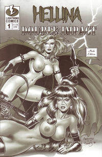 Cover Thumbnail for Hellina / Double Impact (Lightning Comics [1990s], 1996 series) #1 [Gold Nude Edition]