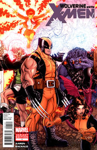 Cover Thumbnail for Wolverine & the X-Men (Marvel, 2011 series) #1 [Direct Market Variant Cover by Nick Bradshaw]
