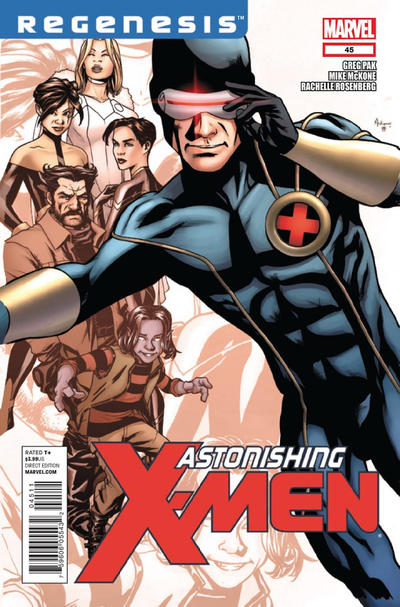 Cover for Astonishing X-Men (Marvel, 2004 series) #45 [Direct]