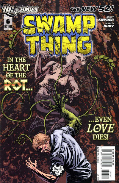 Cover for Swamp Thing (DC, 2011 series) #6