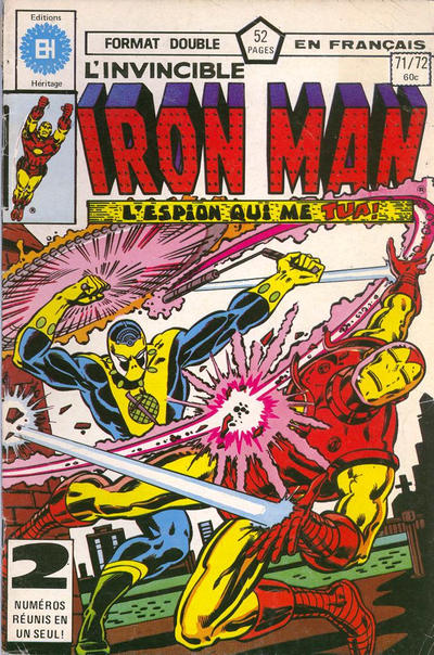 Cover for L'Invincible Iron Man (Editions Héritage, 1972 series) #71/72