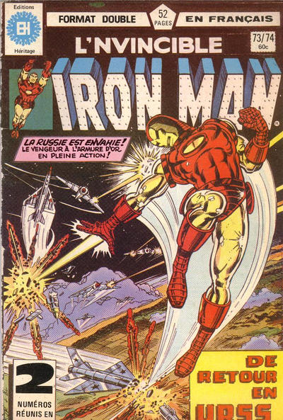 Cover for L'Invincible Iron Man (Editions Héritage, 1972 series) #73/74