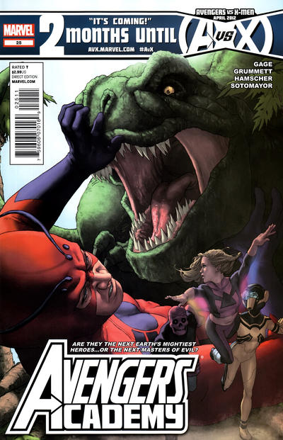 Cover for Avengers Academy (Marvel, 2010 series) #25
