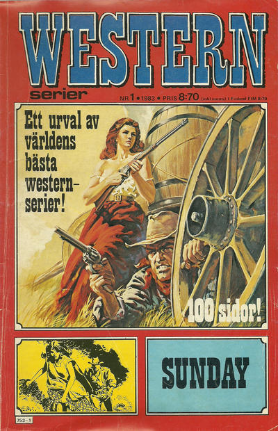 Cover for Westernserier (Semic, 1976 series) #1/1983
