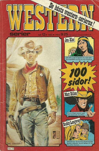 Cover for Westernserier (Semic, 1976 series) #12/1983