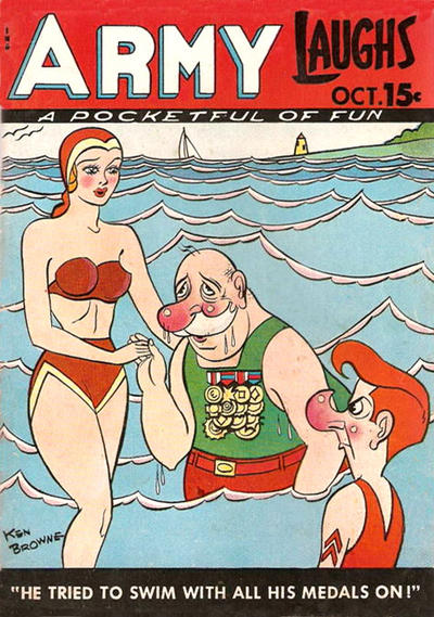Cover for Army Laughs (Prize, 1941 series) #v8#7