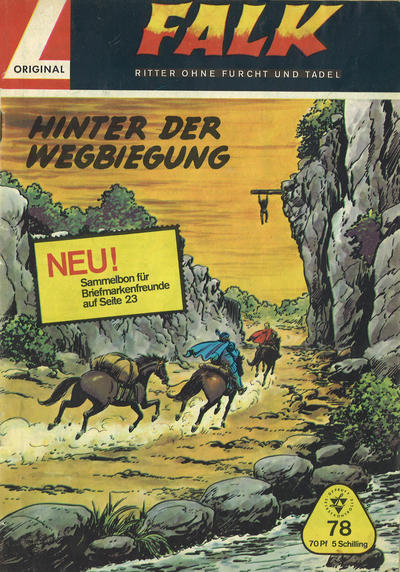 Cover for Falk, Ritter ohne Furcht und Tadel (Lehning, 1963 series) #78