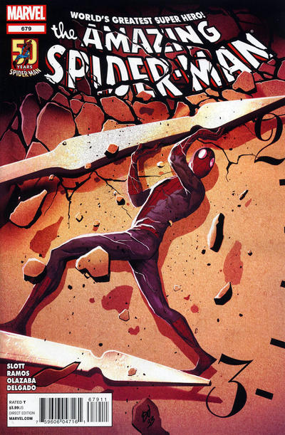 Cover for The Amazing Spider-Man (Marvel, 1999 series) #679 [Direct Edition]