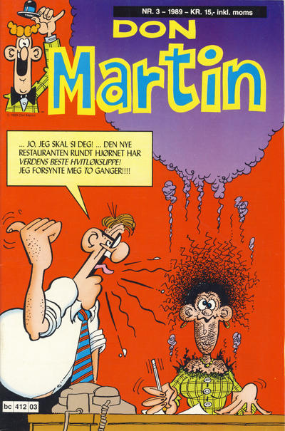 Cover for Don Martin (Bladkompaniet / Schibsted, 1989 series) #3/1989