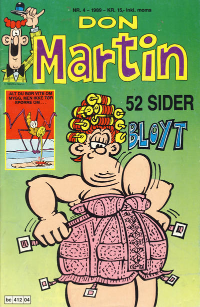 Cover for Don Martin (Bladkompaniet / Schibsted, 1989 series) #4/1989