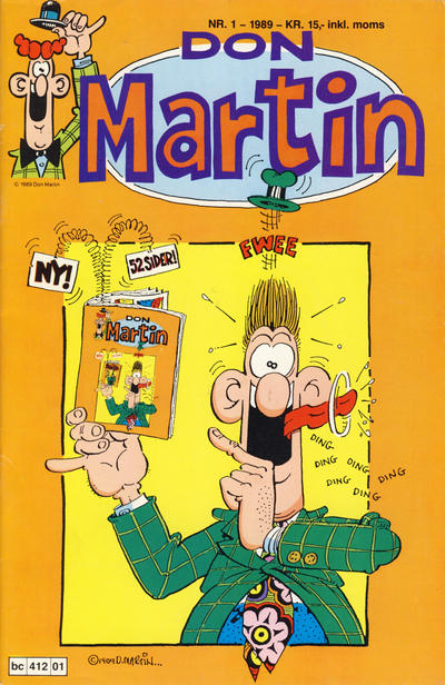 Cover for Don Martin (Bladkompaniet / Schibsted, 1989 series) #1/1989