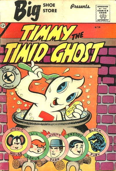 Cover for Timmy the Timid Ghost (Charlton, 1959 series) #14 [Big Shoe Store]