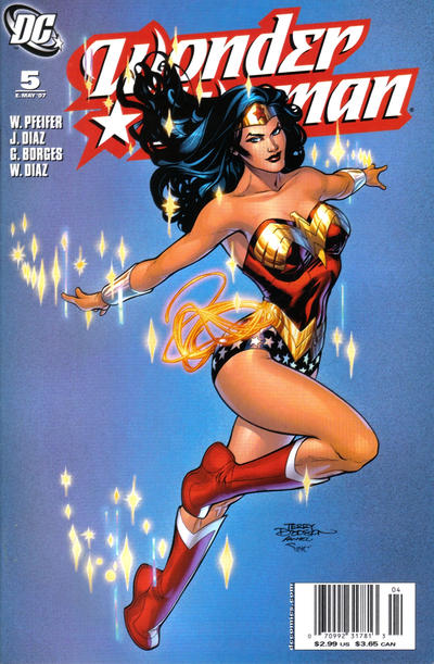 Cover for Wonder Woman (DC, 2006 series) #5 [Newsstand]