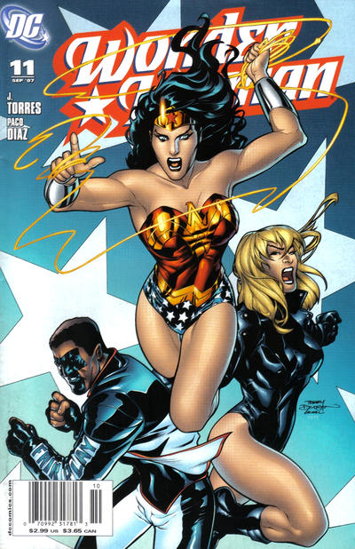 Cover for Wonder Woman (DC, 2006 series) #11 [Newsstand]