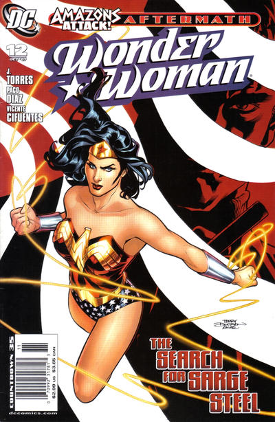 Cover for Wonder Woman (DC, 2006 series) #12 [Newsstand]