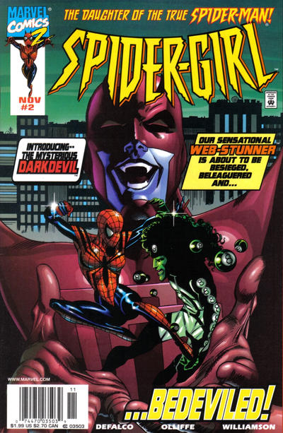 Cover for Spider-Girl (Marvel, 1998 series) #2 [Newsstand]