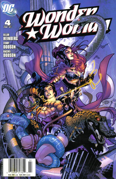 Cover for Wonder Woman (DC, 2006 series) #4 [Newsstand]