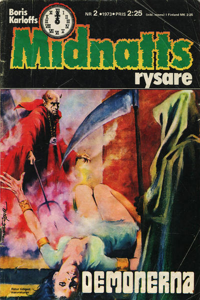 Cover for Boris Karloffs midnattsrysare (Semic, 1972 series) #2/1973