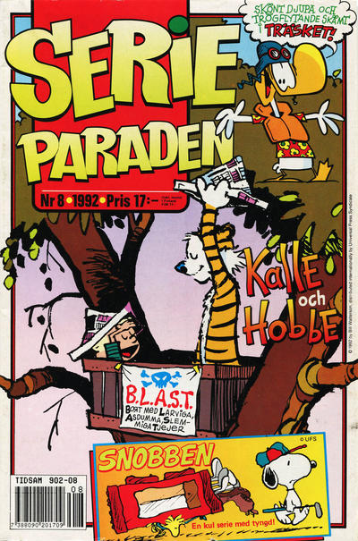 Cover for Serie-paraden [Serieparaden] (Semic, 1987 series) #8/1992