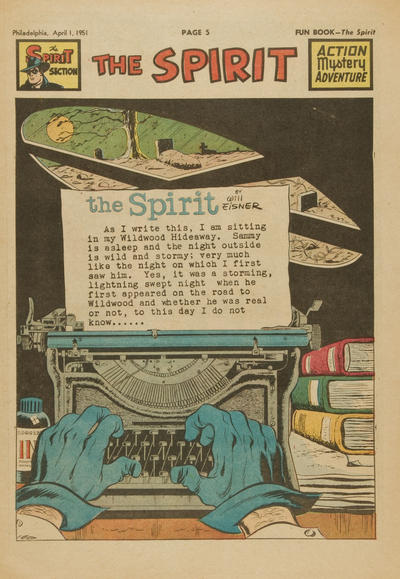 Cover for The Spirit (Register and Tribune Syndicate, 1940 series) #4/1/1951
