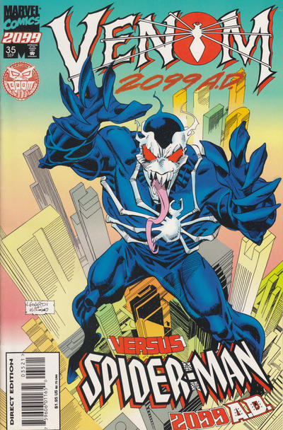 Cover for Spider-Man 2099 (Marvel, 1992 series) #35 [Venom 2099 Cover]