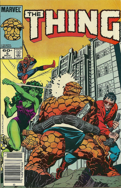 Cover for The Thing (Marvel, 1983 series) #5 [Newsstand]