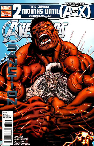 Cover for Avengers: X-Sanction (Marvel, 2012 series) #3