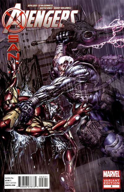 Cover for Avengers: X-Sanction (Marvel, 2012 series) #2 [Direct Market Variant Cover by Stephen Platt]