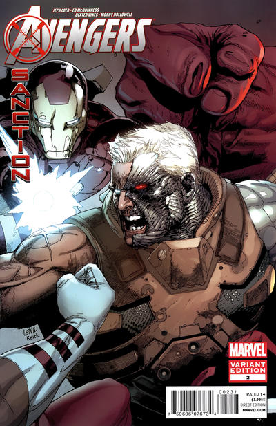 Cover for Avengers: X-Sanction (Marvel, 2012 series) #2 [Connecting Variant Cover by Leinil Francis Yu]