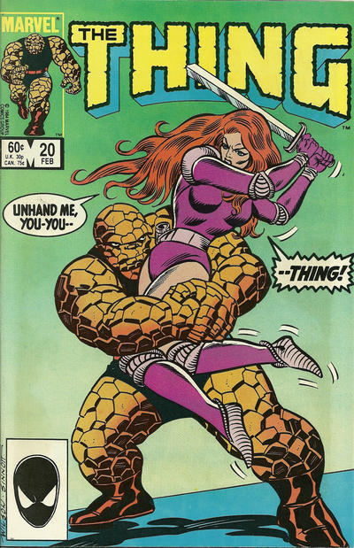 Cover for The Thing (Marvel, 1983 series) #20 [Direct]