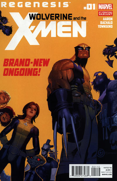 Cover for Wolverine & the X-Men (Marvel, 2011 series) #1 [Second Printing Variant Cover by Tim Townsend]