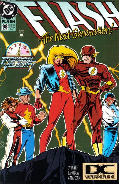 Cover for Flash (DC, 1987 series) #98 [DC Universe Corner Box]