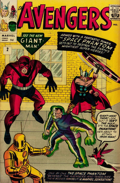 Cover for The Avengers (Marvel, 1963 series) #2 [Regular Edition]