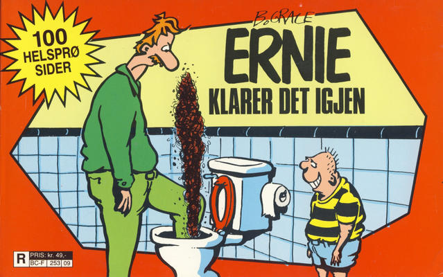 Cover for Ernie [Ernie tverrbok] (Bladkompaniet / Schibsted, 1989 series) #2 - Ernie klarer det igjen