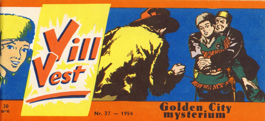Cover for Vill Vest (Serieforlaget / Se-Bladene / Stabenfeldt, 1953 series) #37/1954