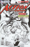 Cover for Action Comics (DC, 2011 series) #6 [Andy Kubert Black & White Cover]