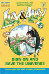 Cover for Lux & Alby Sign on and Save the Universe (Dark Horse; Acme Comics, 1993 series) #4