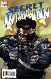Cover for Secret Invasion (Marvel, 2008 series) #4 [Variant Edition - Leinil Yu Cover]