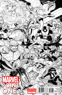 Cover Thumbnail for Point One (Marvel, 2012 series) #1 [Nick Bradshaw White Wraparound Variant]