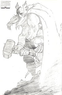Cover Thumbnail for Thor (Marvel, 1998 series) #1 [John Romita Sketch Variant]