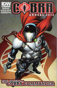 Cover Thumbnail for Cobra Annual 2012: The Origin of Cobra Commander (IDW, 2012 series) [Cover A]